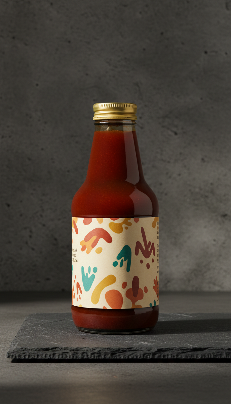 Traditional Burmese Tamarind Sauce Bottle in a new setting