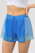 Color Block Drawstring Active Shorts for Comfort and Style