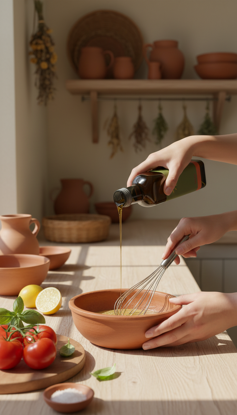 Cold-Pressed Cooking Oil in use
