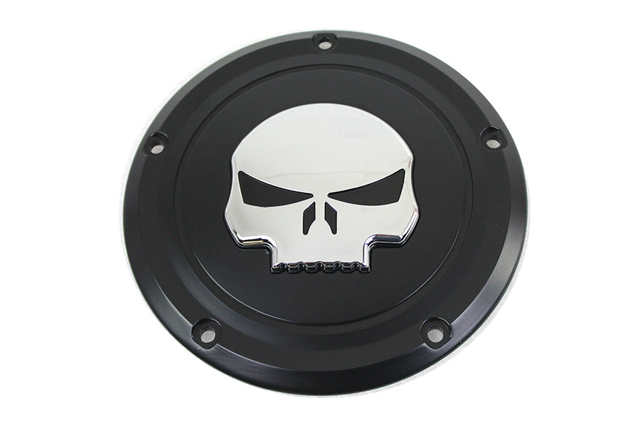 Black 5 Hole Skull Derby Cover - 78288B