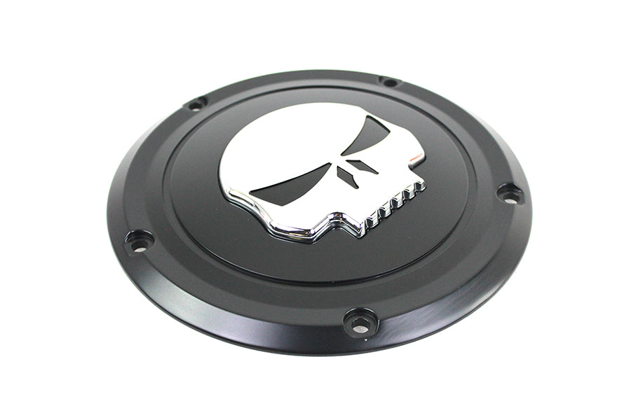 Black 5 Hole Skull Derby Cover - 78288B