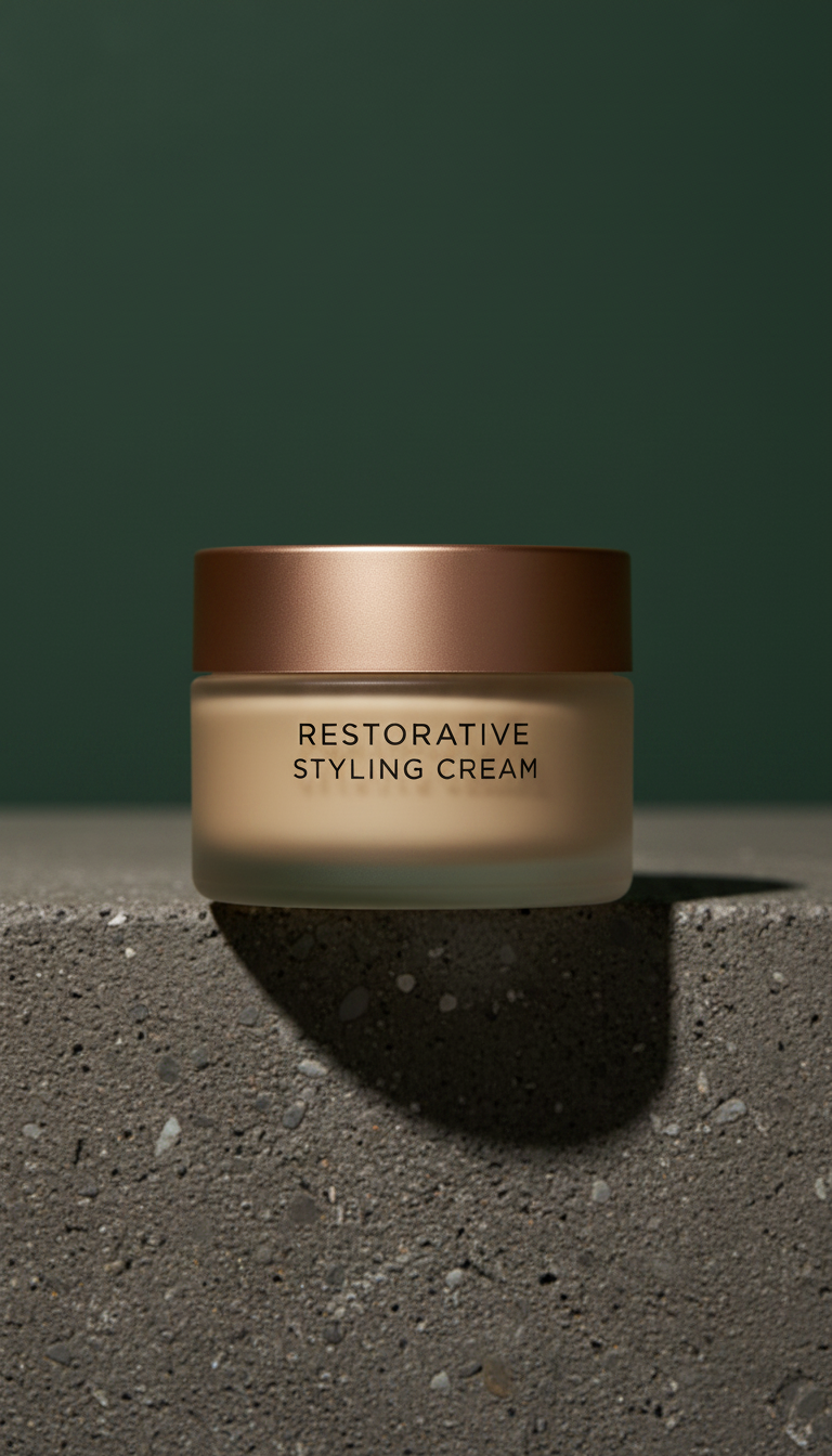 Styling Cream Jar in a new setting