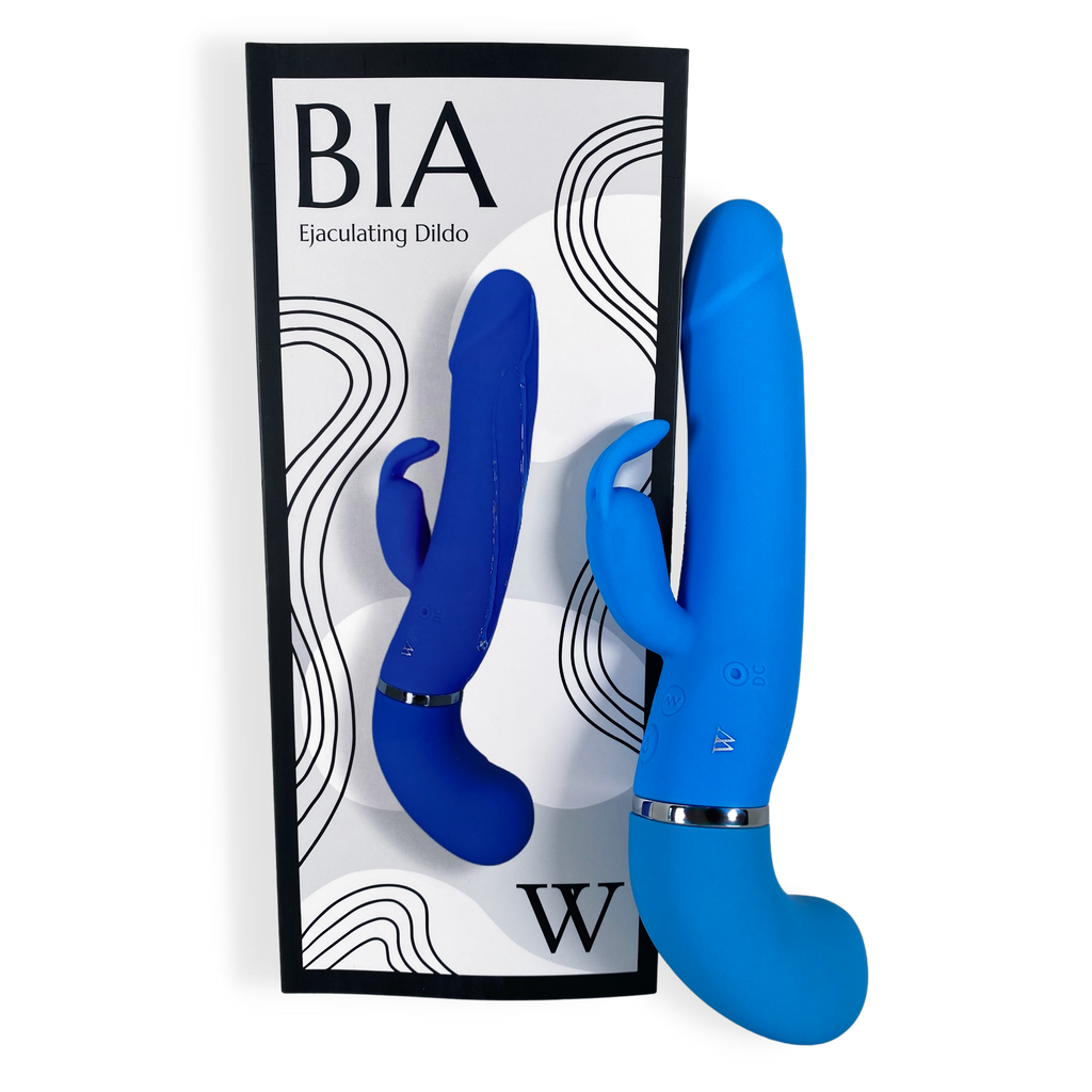bia ejaculating dildo and vibrator by V For Vibes