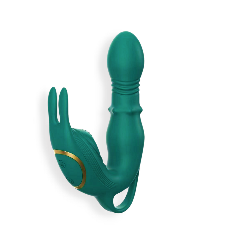 Thrusting Rabbit Vibrator - Thrusting Dildo Vibrator | V For Vibes