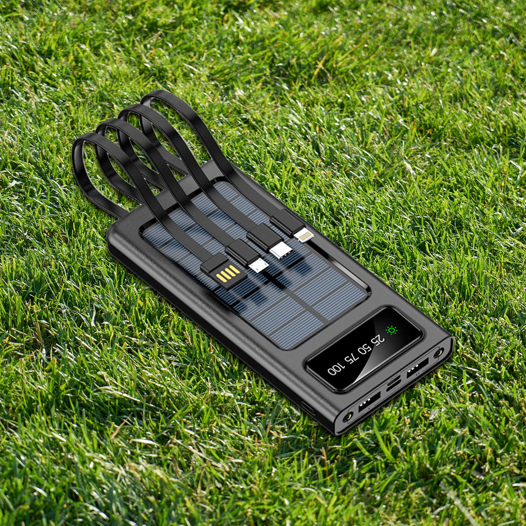 Adventure Power & Sound Bundle – Portable Solar Power Bank + 360° Wireless Speaker
