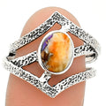 Spiny Oyster Turquoise - Arizona Ring size-8 R-1471 SDR237983