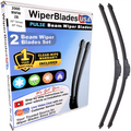 2000 BMW Z8 Wiper Blades Set w/1yr Wear Warranty (Set of 2) Pulse Beam Wipers