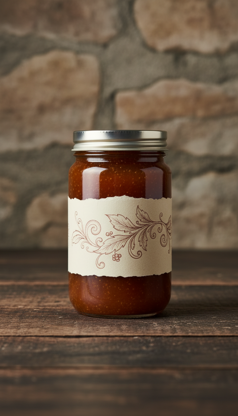 Artisanal Copper Jelly Jar in a new setting