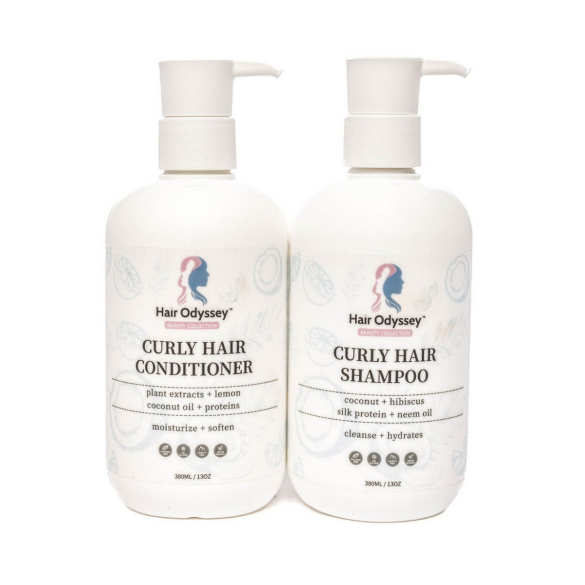 Curly Hair Essentials Duo – Shampoo & Conditioner for Defined Curls