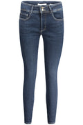GUESS JEANS WOMEN'S DENIM JEANS BLUE