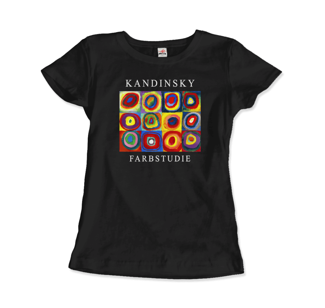 Kandinsky Farbstudie Color Study, Squares with Concentric Circles, 1913 artwork t-shirt