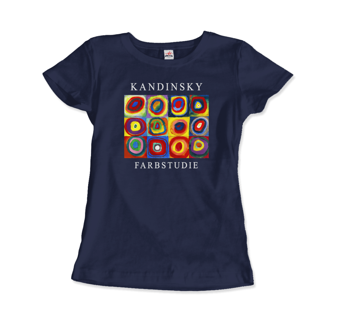 Kandinsky Farbstudie Color Study, Squares with Concentric Circles, 1913 artwork t-shirt