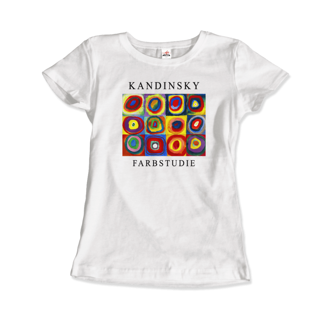 Kandinsky Farbstudie Color Study, Squares with Concentric Circles, 1913 artwork t-shirt