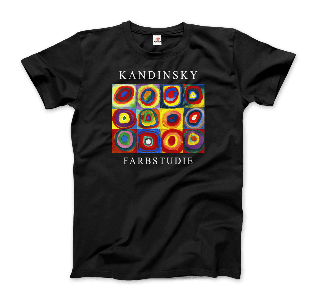 Kandinsky Farbstudie Color Study, Squares with Concentric Circles, 1913 artwork t-shirt