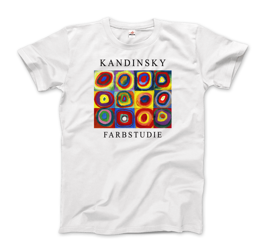 Kandinsky Farbstudie Color Study, Squares with Concentric Circles, 1913 artwork t-shirt