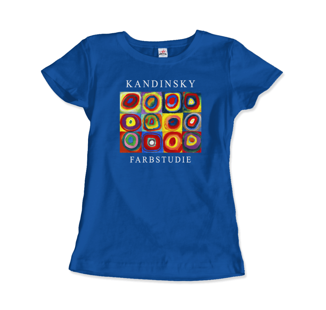 Kandinsky Farbstudie Color Study, Squares with Concentric Circles, 1913 artwork t-shirt