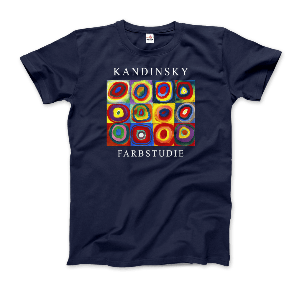 Kandinsky Farbstudie Color Study, Squares with Concentric Circles, 1913 artwork t-shirt
