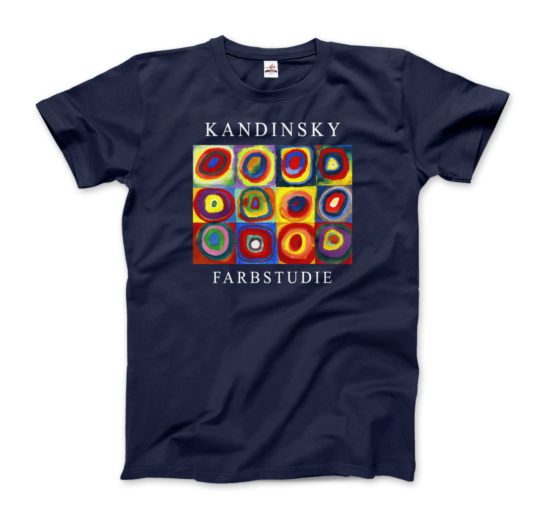 Kandinsky Farbstudie Color Study, Squares with Concentric Circles, 1913 artwork t-shirt