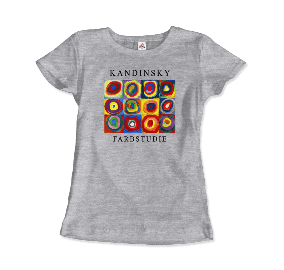 Kandinsky Farbstudie Color Study, Squares with Concentric Circles, 1913 artwork t-shirt