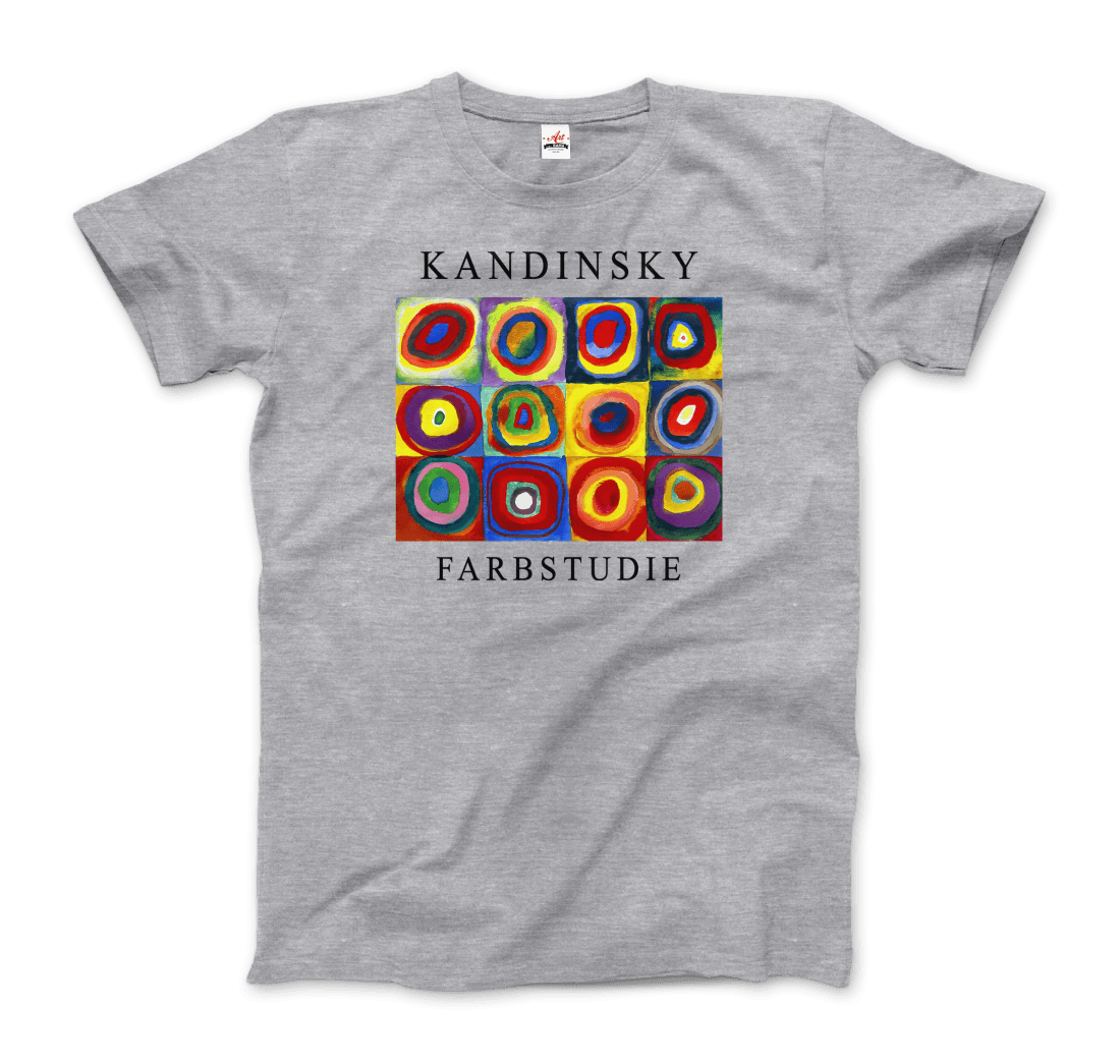 Kandinsky Farbstudie Color Study, Squares with Concentric Circles, 1913 artwork t-shirt