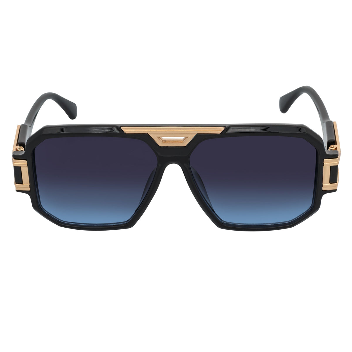 LEGEND - Square Sunglasses Black Blue-Lavender Fade