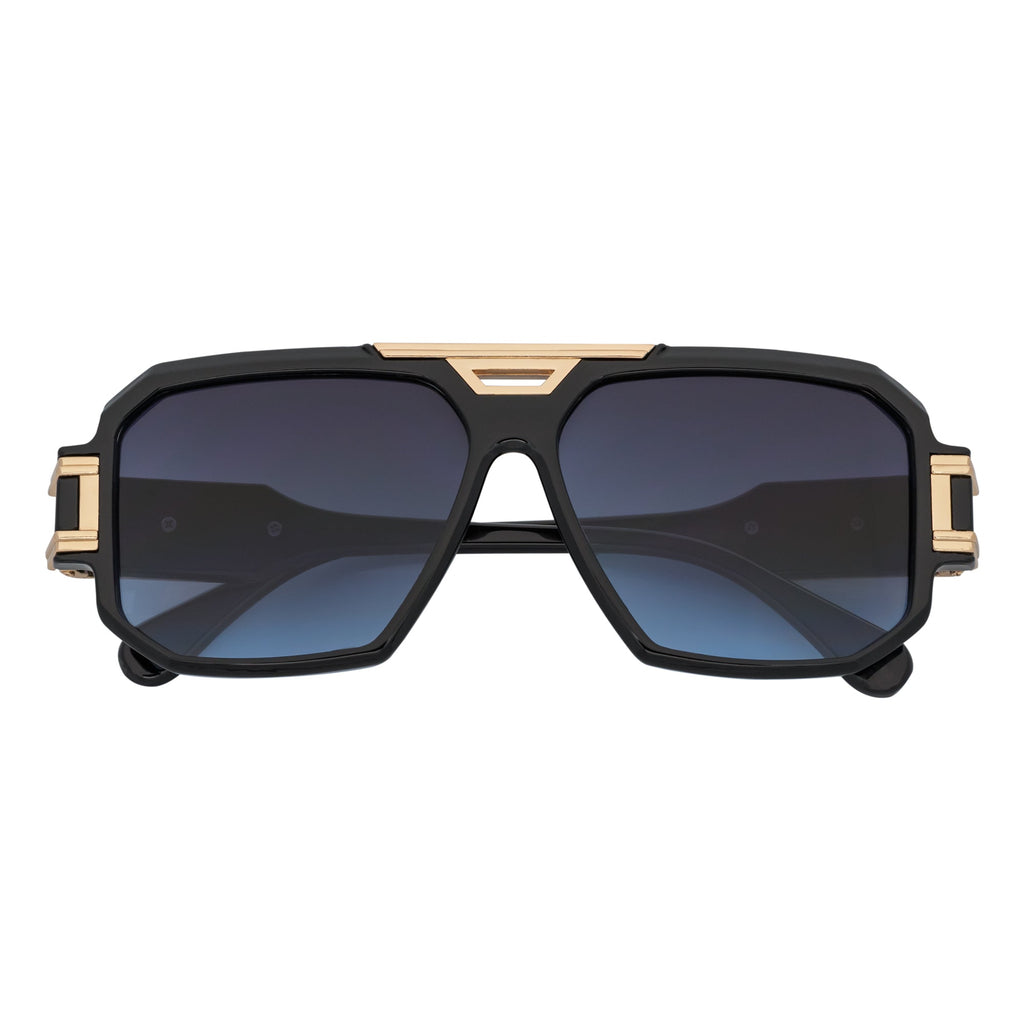 LEGEND - Square Sunglasses Black Blue-Lavender Fade