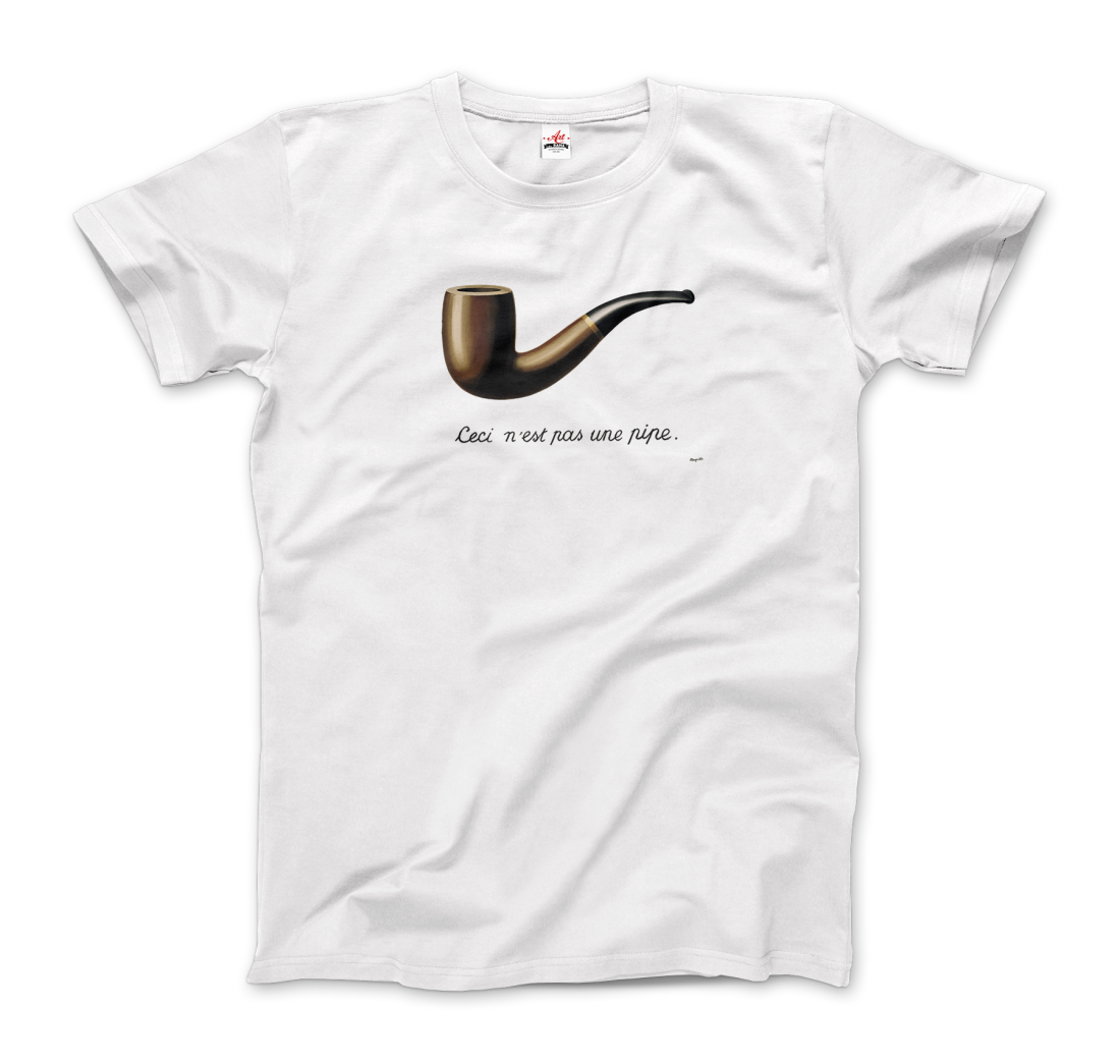Rene Magritte This is Not a Pipe, 1929 artwork t-shirt