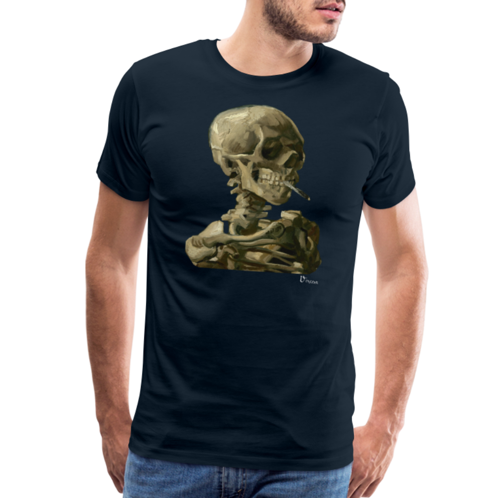 Van Gogh Skull of a Skeleton with Burning Cigarette 1886 t-shirt